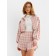 Female set (blouse, shorts) minku: casual collection color pink cage, size 44