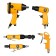 A set of pneumatic tools and accessories DEKO DKPT61, 142 l/min, 1/4F inch, 6 atm, 61 subjects 986749