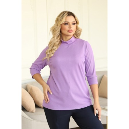 Women's turtleneck, size 56, lilac color