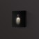 Built-in lamp for the stairs, NL-35, engine sensor, 1.5 W, 60 lm, 6500k, black