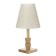 Eln table lamp E27 40W light wood 19.5x19.5x38 cm Risalux