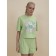 Female set, size XS, green color