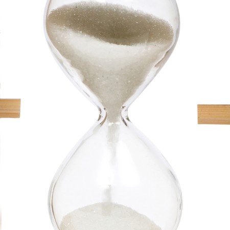 Sanding clock "Maple leaf", souvenir, with a pencil, 10 x 13.5 cm, white-3