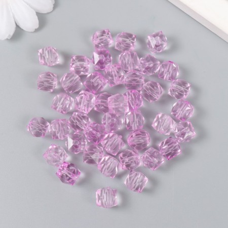 Busins ​​Plastic "Crystal multicore. Glycinia" Transparent set of 20 g 1x1x1 cm-1