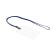 Baiga vertical, external 109x73 mm, internal 87x66 mm, on a blue lace 40cm