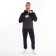 Male costume (sweatshirt/pants), dark blue color, size 56