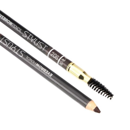 Eyebrow pencil TF Eyebrow Pencil Stylist with a brush, tone No. 206 Soft black-1