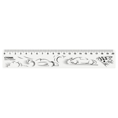 Line of 20 cm Istanm "cars", plastic, wide
