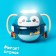 Musical toy "Kid Peningvi", with mobile elements, sound, light, blue color