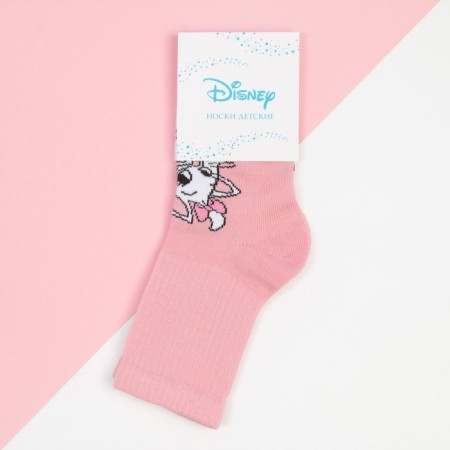 Носки для девочки «Мари", Коты Аристократы, DISNEY, 16-18 см, цвет розовый-2