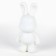 Toy pompons "Bunny", pink