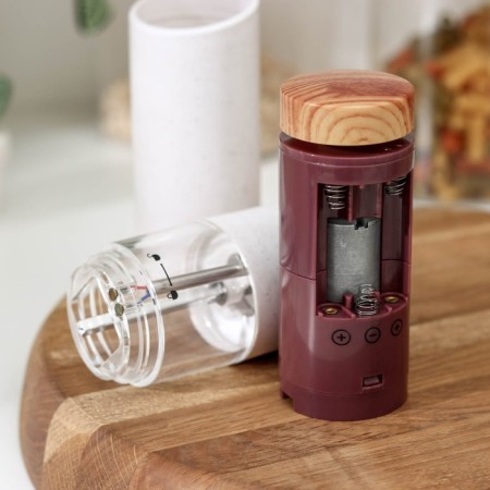 Mail for spices Magistro Soft Bamboo, ceramic mechanism, white color-2