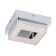 Fratelo lamp, 1x4W LED, 3000K, 400LM, chromium color