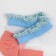 Women's socks glass minku color blue/pink, size 36-37 (23 cm)