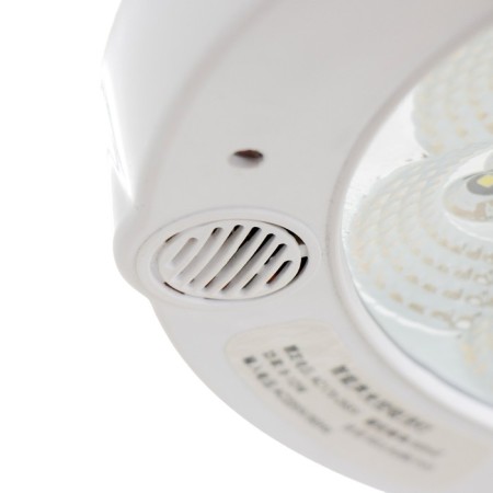 Lamp with the sound sensor "Lira" LED 8W white 21x21x2.5 cm-5