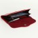 Women's wallet on magnet, red color