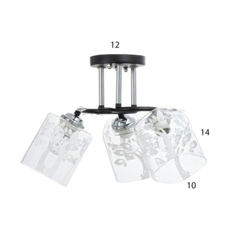 ARISA chandelier 3he27 40W Black 50x50x27 cm Bayerlux-3