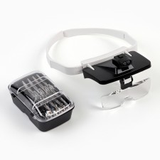 Binocular lupa 1.5-3.5x, with backlight, 5 lenses in the kit