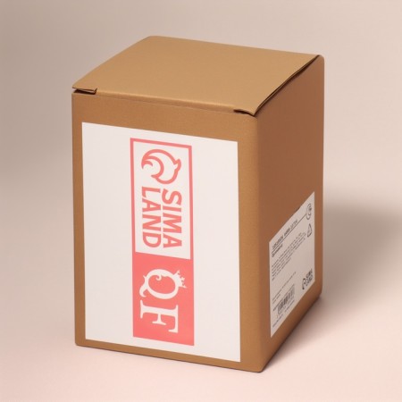 Organizer for cotton sticks, with a lid, d = 6.7 × 10.5 cm, in the box, the color is pink-6
