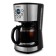 Coffee maker KitFort KT-728, drip, 900 watts, 1.5 l, silver-black