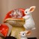 Fountain "Bunnies at Mukhomors" 22x16 cm (with backlight)