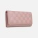 Women's wallet on magnets, pink color