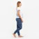 Female set (T -shirt, trousers) sailor, white color, size 46