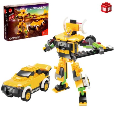 Design-transformer "Jeep", 145 parts, MIX color