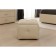 Alero square Poof with PM, 450 × 450 × 385 mm, eco -leather, vanilla souffle color
