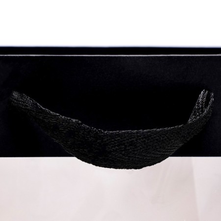Gift package, with a window, 25 x 18 x 13 cm, black, 1pc.-2