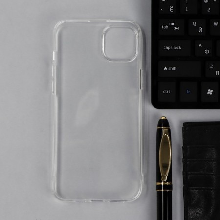 Krutoff cover, for iPhone 14 Plus, silicone, transparent-1