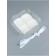 Box for cakes 4 pieces, white, 20 x 20 x 10 cm