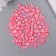 Decor for creativity plastic "Half of beads. Pink mother of pearl" d = 3-10 mm, set 10 grams