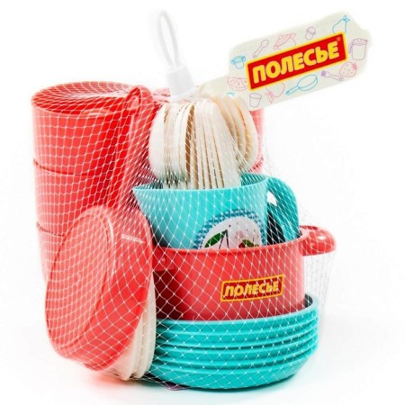 A set of children's dishes "hostess", for 6 people, 38 elements-1