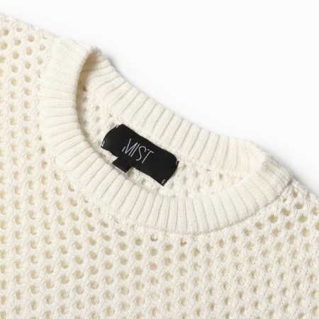 Jumper Women's Mist "Heart", p. L, milk-7