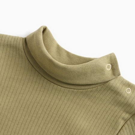 Baby turtleneck, khaki color, height 68 cm-1