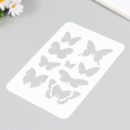 Stencil "Butterflies" 16x24 cm-1