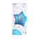 Foil ball 18 "Happy Birthday", princess, star, with a substrate