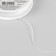 Glass for beads, 0.6 mm, 18 ± 1 m, white color