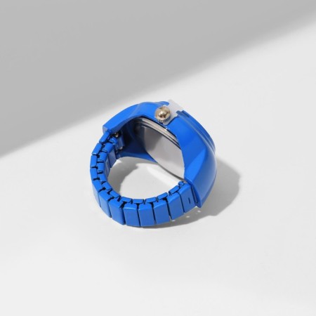 Ring "Time" Multi watch, blue color-3