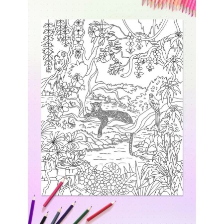 Coloring "Posters for the interior. Nature"-2