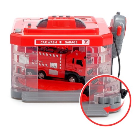 Parking "Firefire" with a machine and walkie -talkie, light and sound effects, mix-3