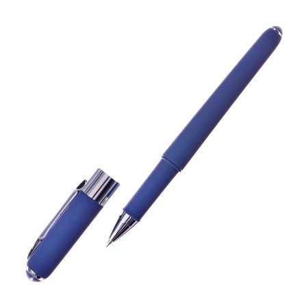 Monaco handle dark blue navy case, accessories silver, ball 0.5 mm, (blue)-3