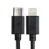 Luazon, Lightning cable - Type -C, 2 A, 1 m, for charging and synchronization, black