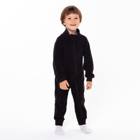 Overalls for the boy, black color, height 74-80 cm-1