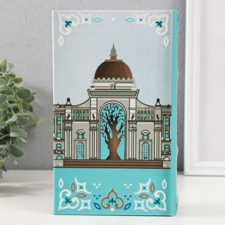 Safe-Kniga tree to the leatherette "Kazan" 3d embossing 21x13x5 cm-5