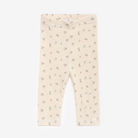 Leggings of crumb I Wildflowers, height 86-92 cm, beige