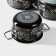 Set of pan Magia, 2 l, 3 l, 4 l, glass cover, induction, black