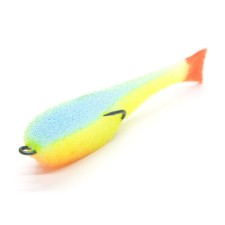 Yaman foamy fish on a double, 80 mm, color 26 UV, 5 pcs.