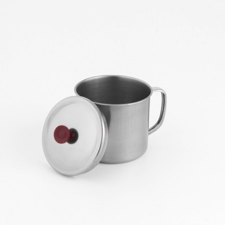 A stainless steel mug with a western lid, 520 ml, chrome color-2